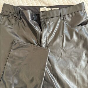 Abercrombie & Fitch Shiny leather Pants